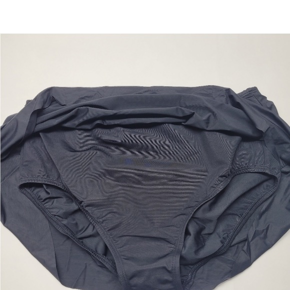 NWT Slimming Control Solid Swim Bikini Skirt Dreamsuit by Miracle Brands. BLK - Picture 6 of 8